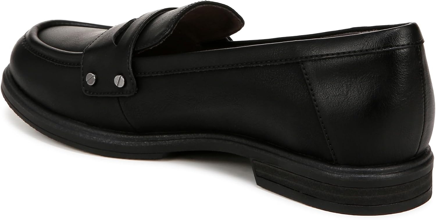 image:imageDr Scholls Hello Loafers LoafersMoc ShoesBlack Faux Leather