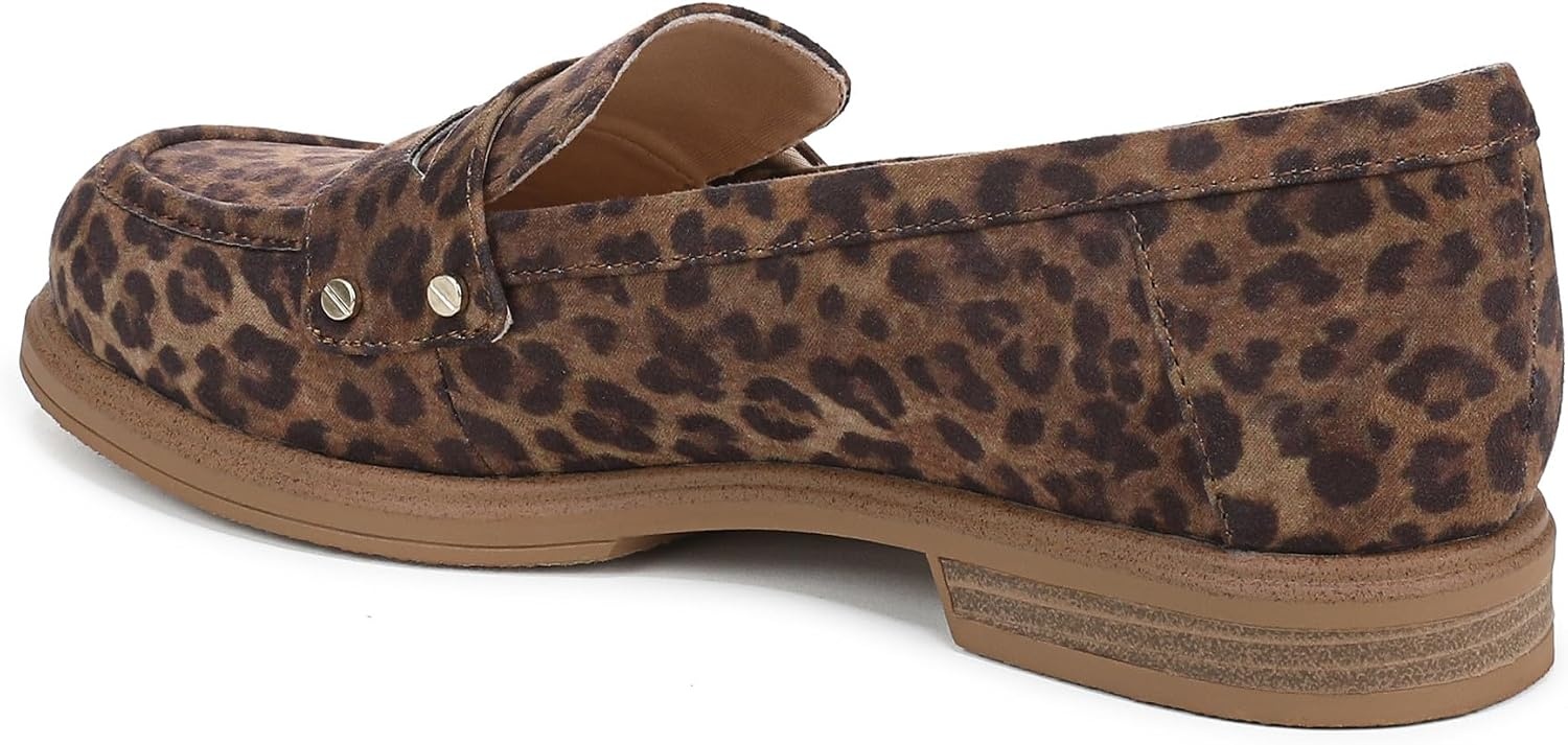 image:imageDr Scholls Hello Loafers LoafersMoc ShoesLeopard Animal Print Microsuede