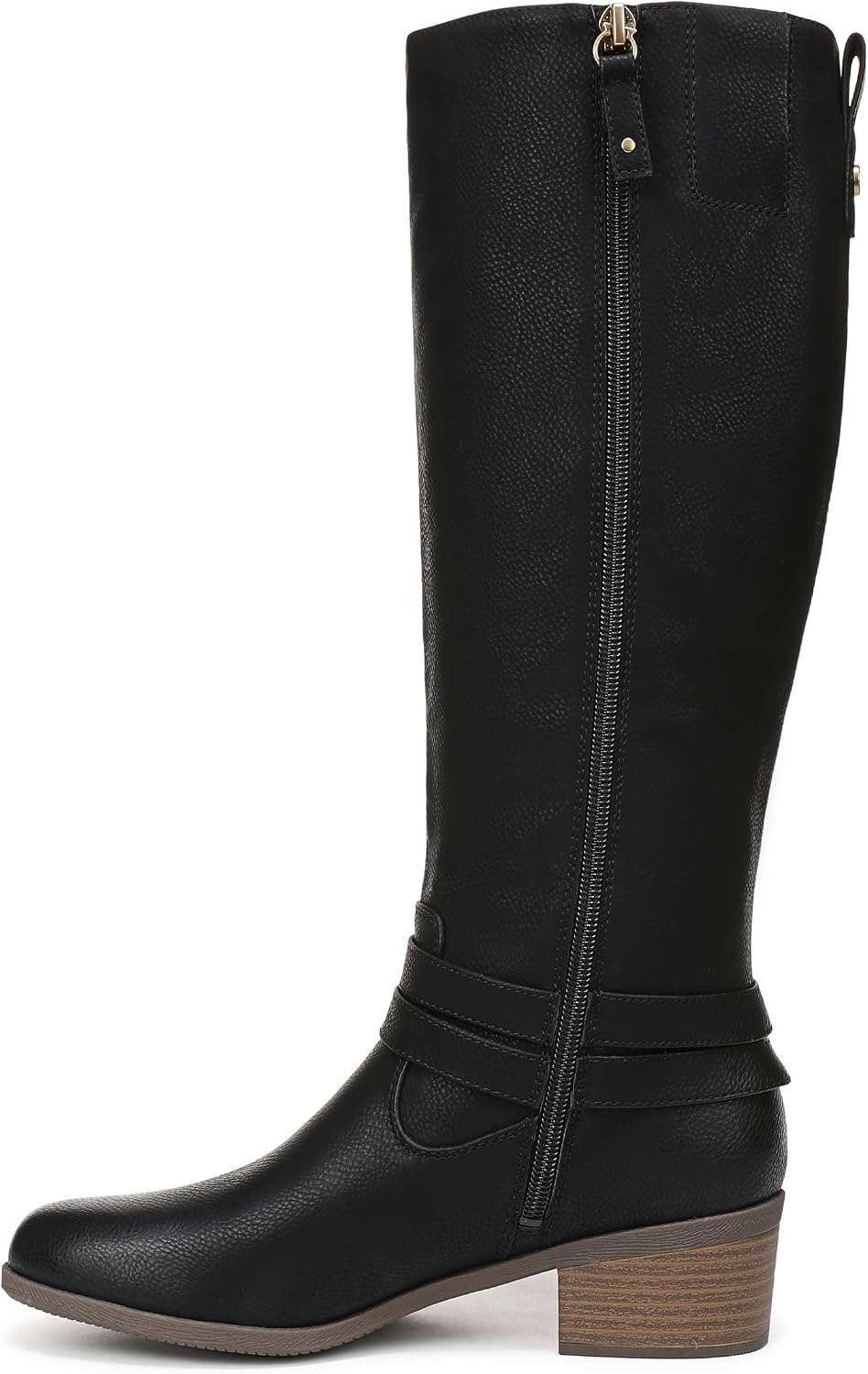 image:imageDr Scholls Ivy Zip Tall BootsBlack Wide Calf