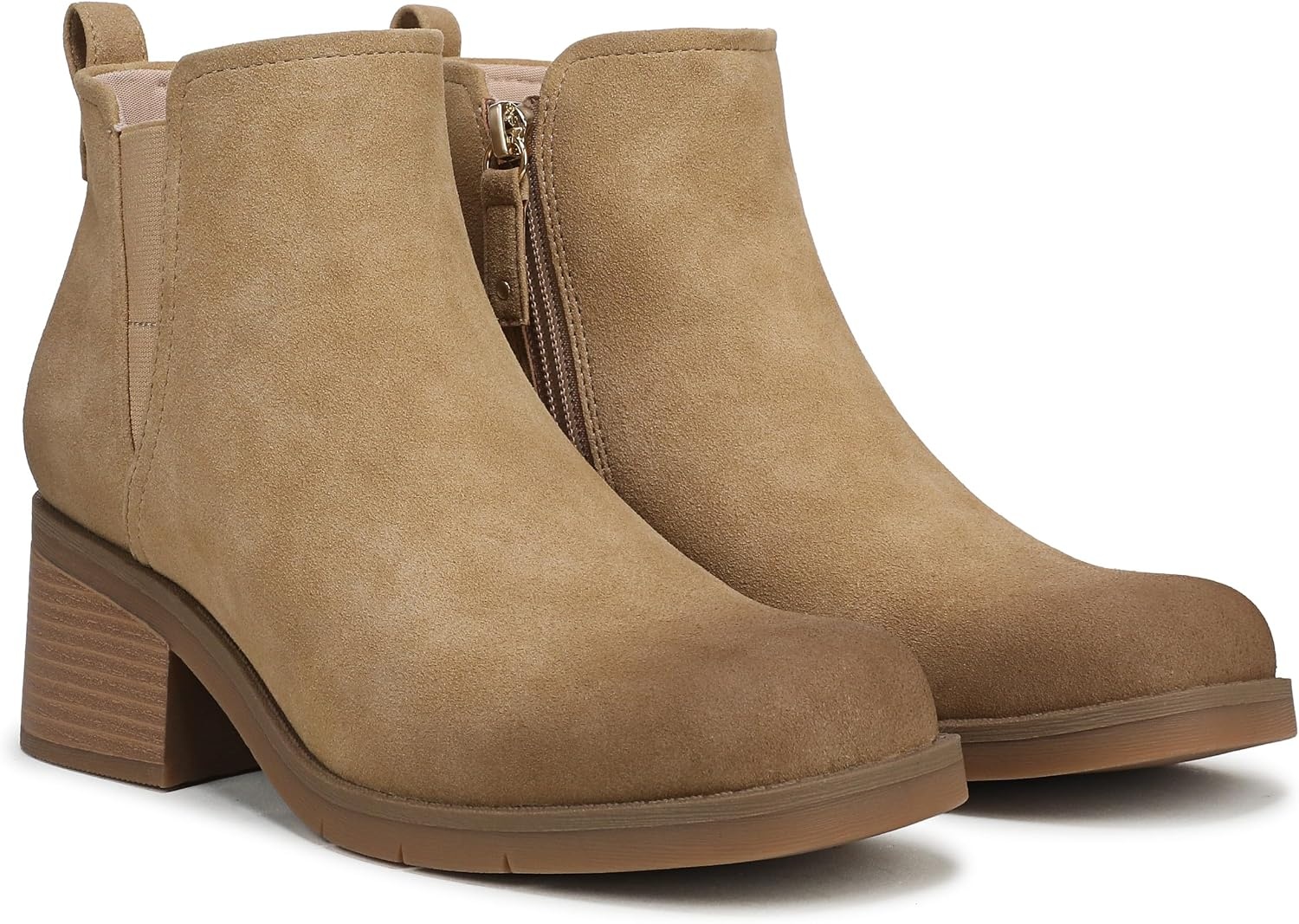 image:imageDr Scholls Joplin Low Zip Short BootsWarm Tan