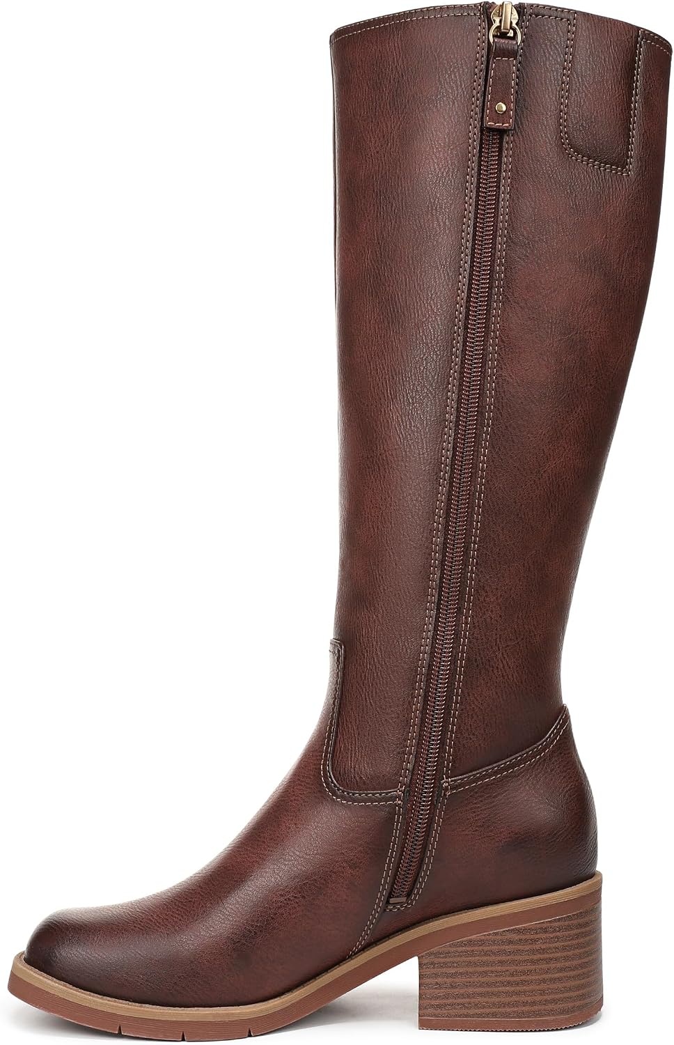 image:imageDr Scholls Joplin Riding Tall BootsAuburn Brown Medium Calf
