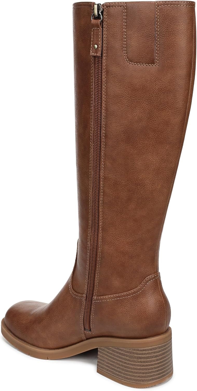 image:imageDr Scholls Joplin Riding Tall BootsDark Honey Brown Wide Calf