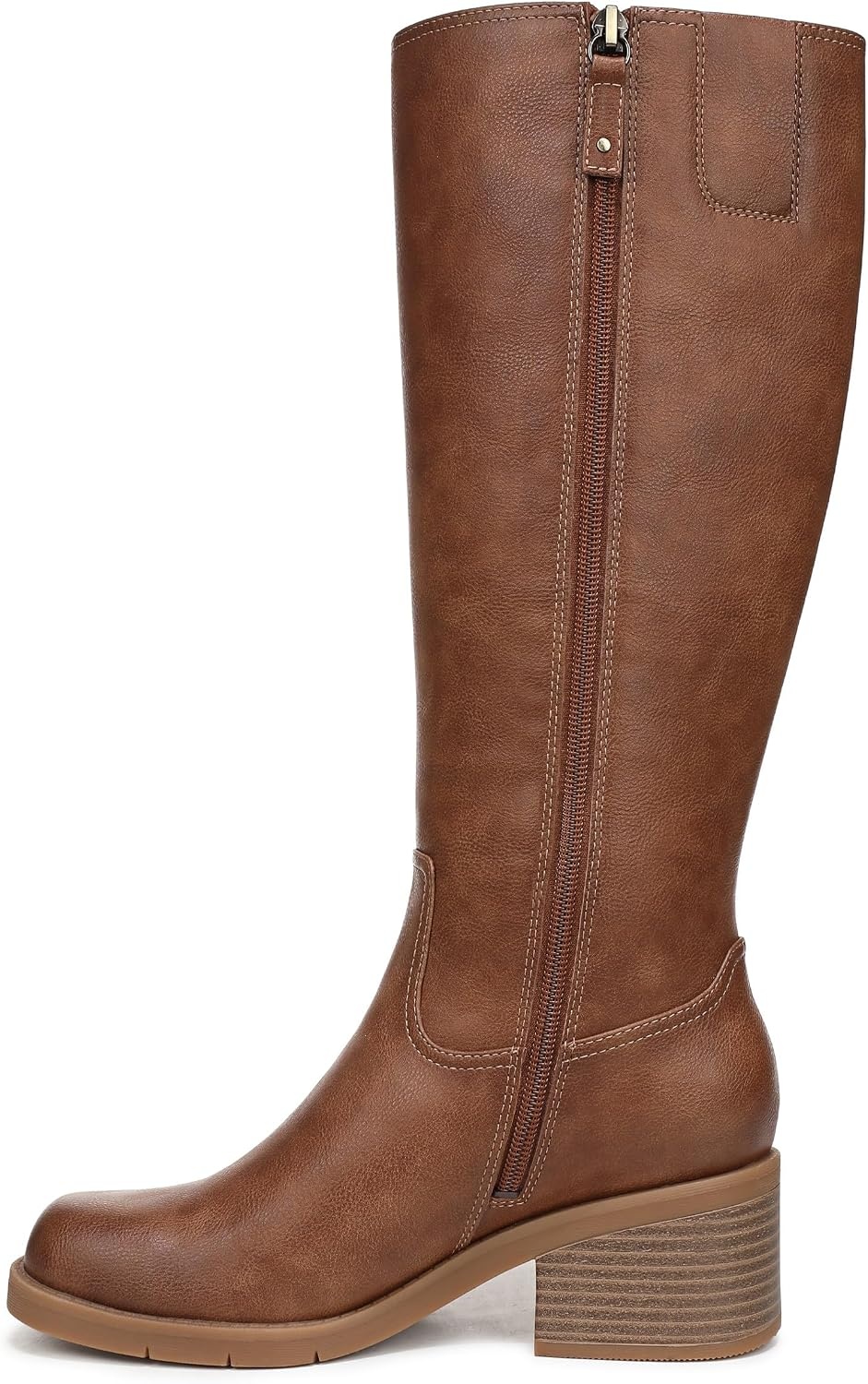 image:imageDr Scholls Joplin Riding Tall BootsDark Honey Brown Wide Calf