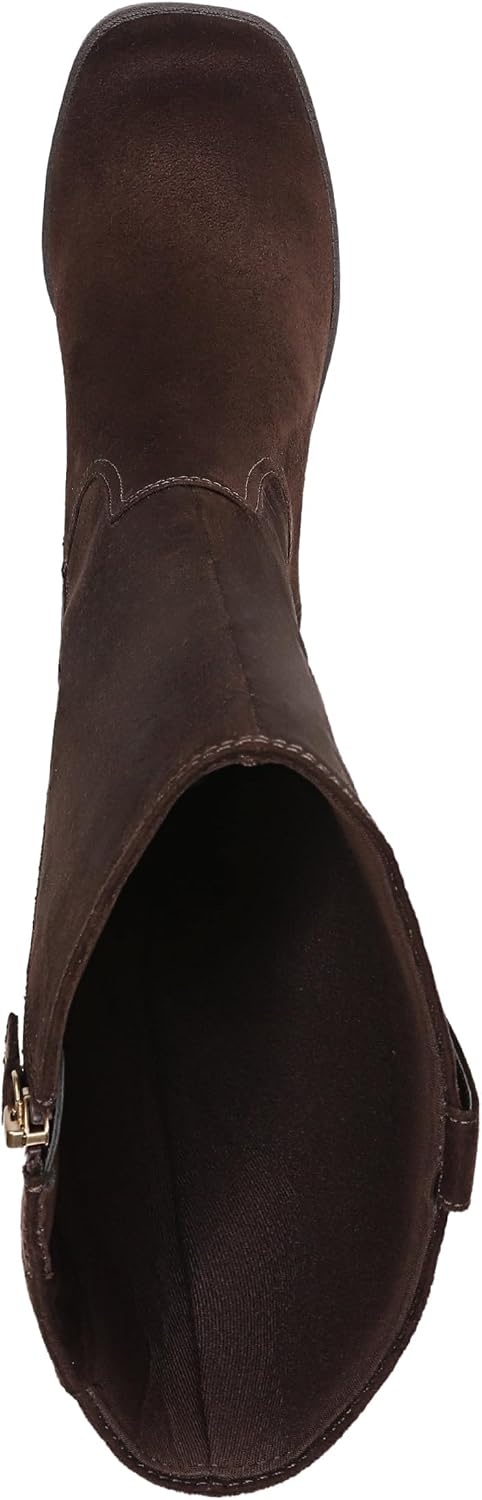 image:imageDr Scholls Joplin Riding Tall BootsDark Umber Brown Microsuede