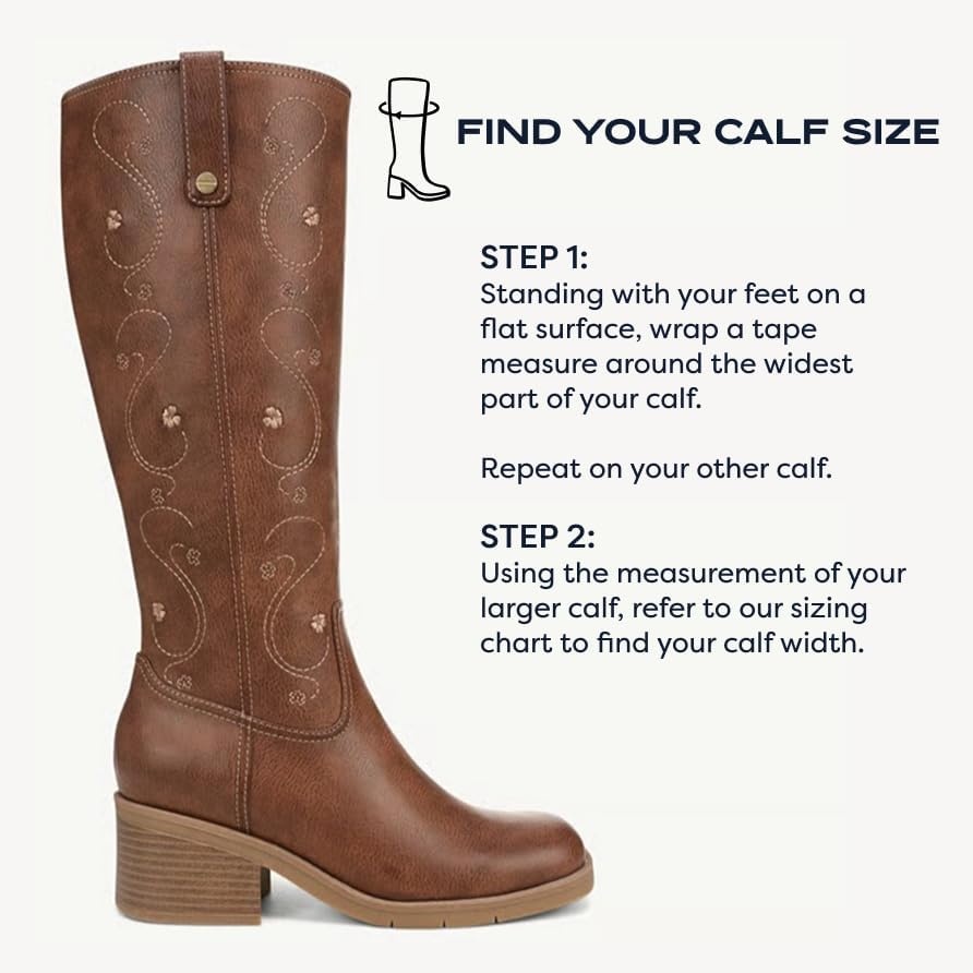 image:imageDr Scholls Joplin Riding Tall BootsEmbroidered Whiskey Brown