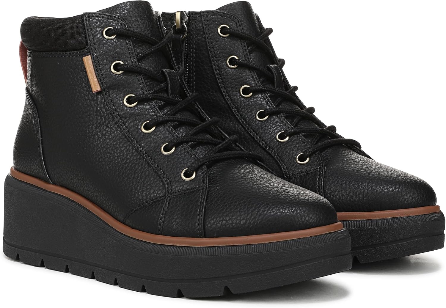 image:imageDr Scholls Nice Day Max Alpine LaceUp Short BootsBlack