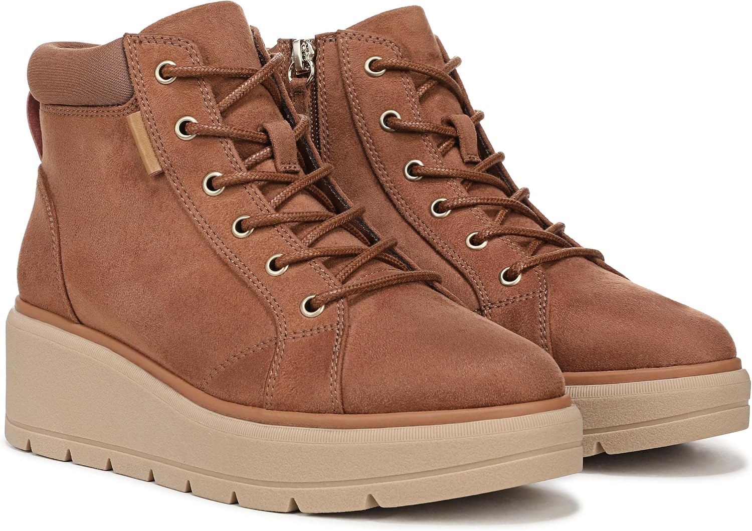 image:imageDr Scholls Nice Day Max Alpine LaceUp Short BootsHoney Brown