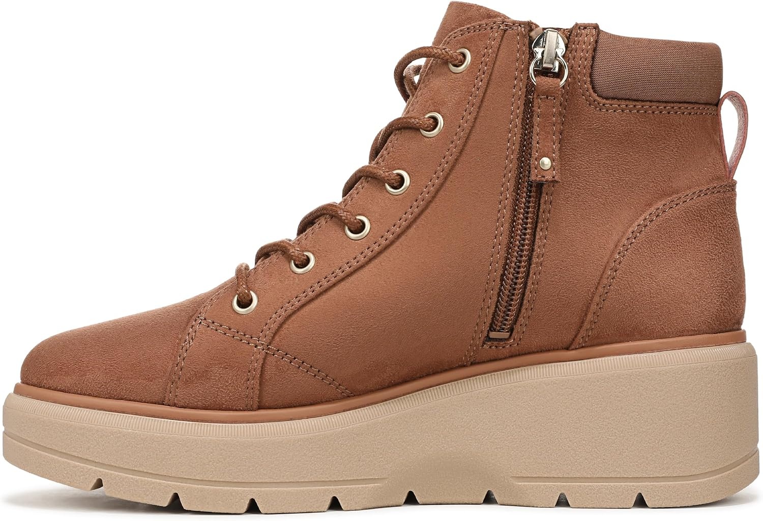 image:imageDr Scholls Nice Day Max Alpine LaceUp Short BootsHoney Brown