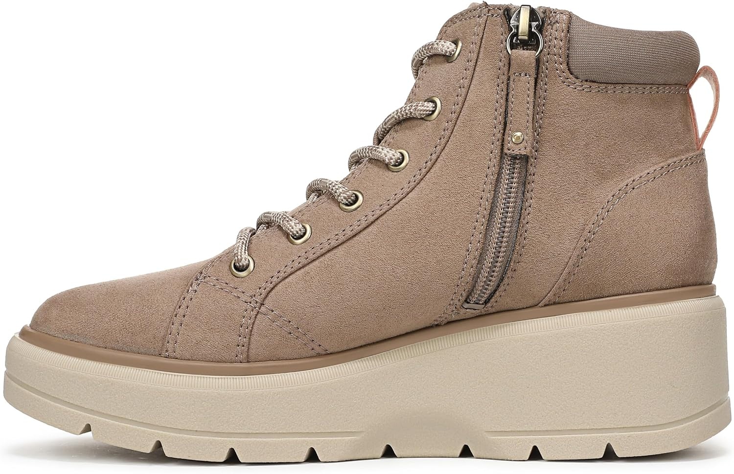 image:imageDr Scholls Nice Day Max Alpine LaceUp Short BootsMocha Taupe Microsuede