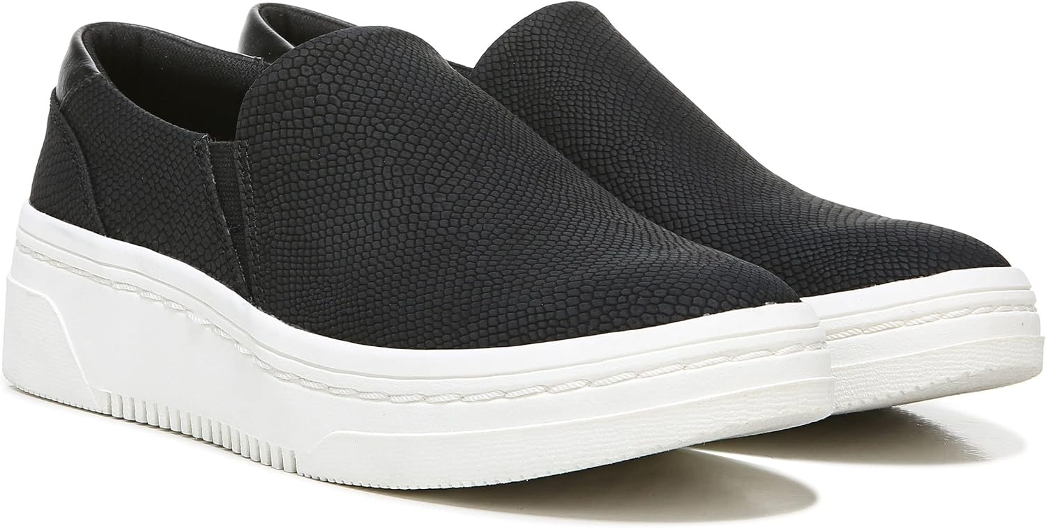 image:imageDr Scholls Shoes Womens Madison Cloud Sneaker Slip On Sneakers WomenBlack Snake Print