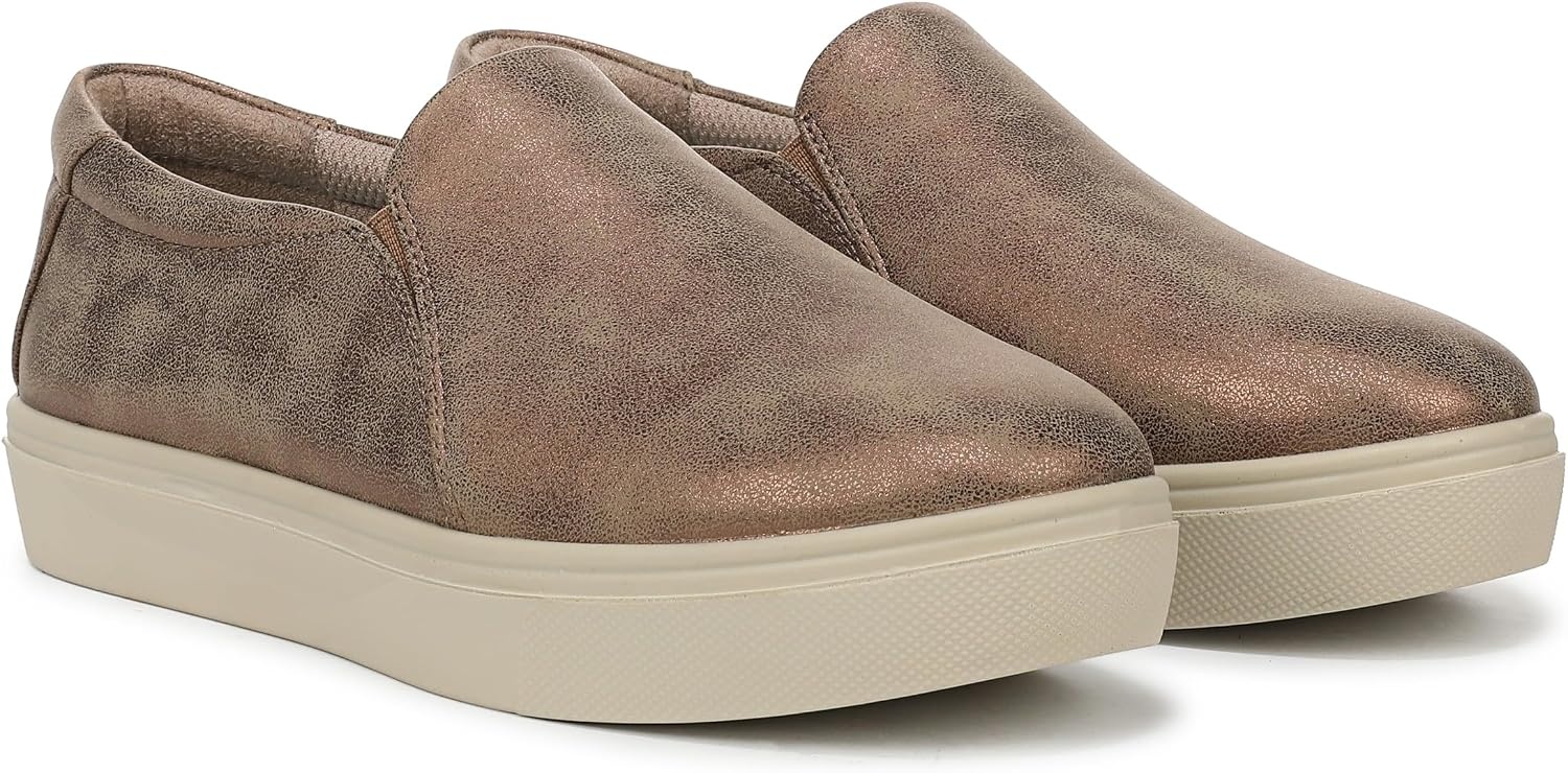 image:imageDr Scholls Shoes Womens Madison Cloud Sneaker Slip On Sneakers WomenBronze Metallic