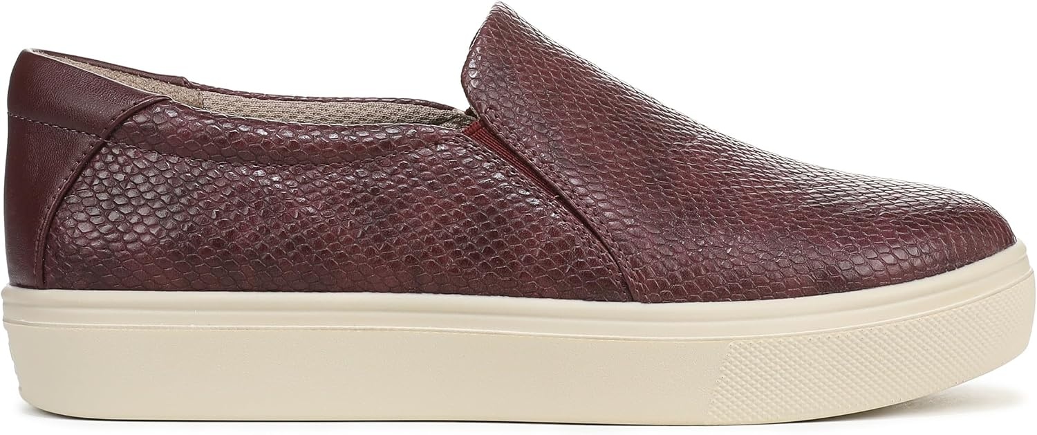 image:imageDr Scholls Shoes Womens Madison Cloud Sneaker Slip On Sneakers WomenBurgundy Red Snake