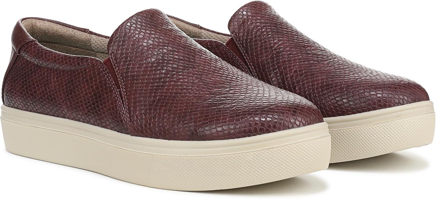 image:imageDr Scholls Shoes Womens Madison Cloud Sneaker Slip On Sneakers WomenBurgundy Red Snake