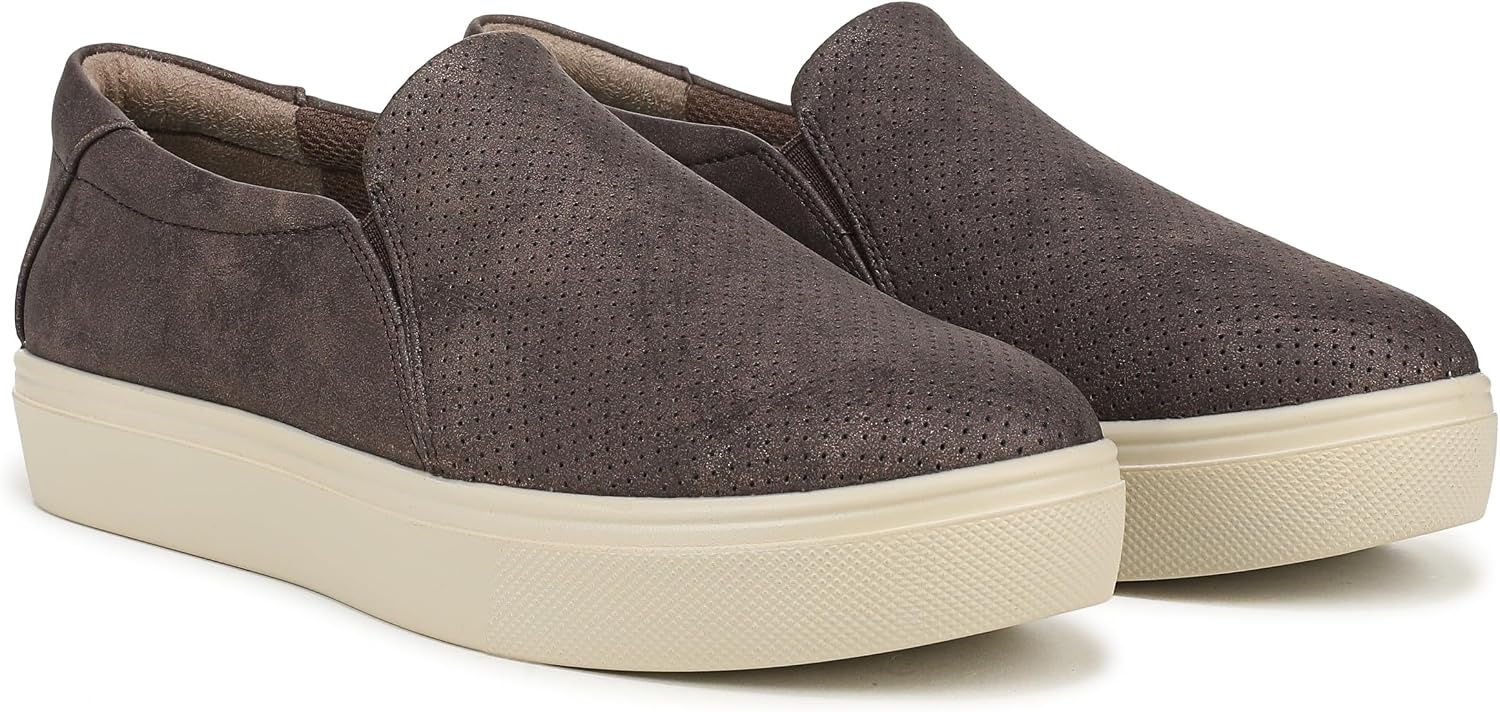 image:imageDr Scholls Shoes Womens Madison Cloud Sneaker Slip On Sneakers WomenDark Umber Brown Perf