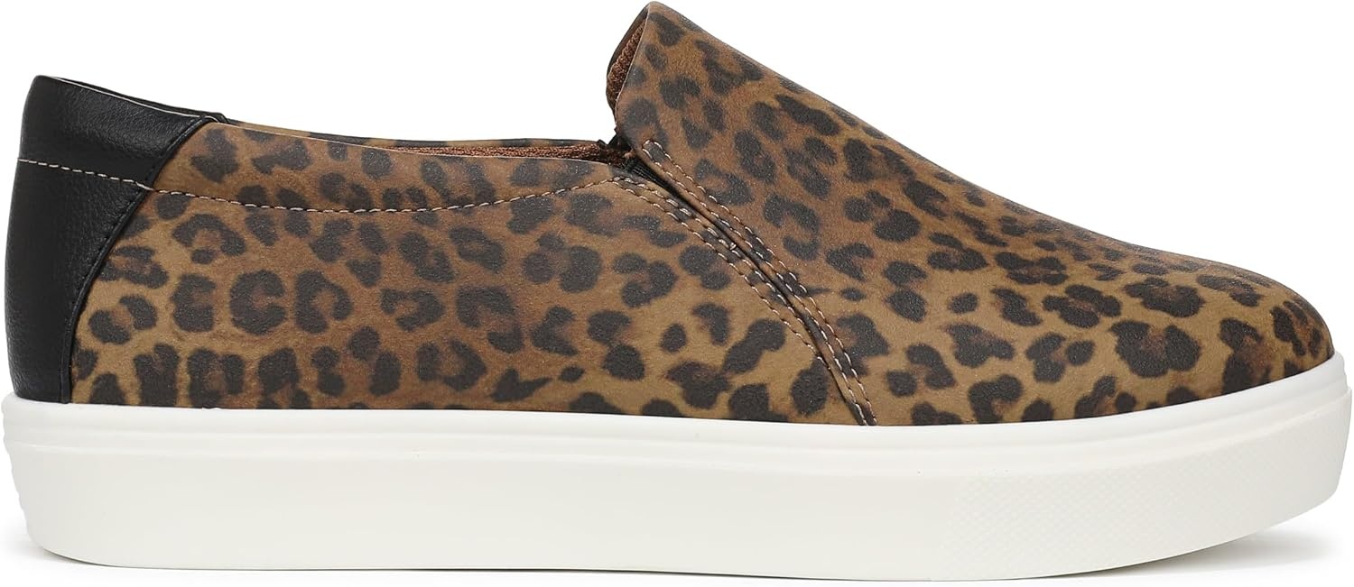 image:imageDr Scholls Shoes Womens Madison Cloud Sneaker Slip On Sneakers WomenLeopard Print Faux Leather