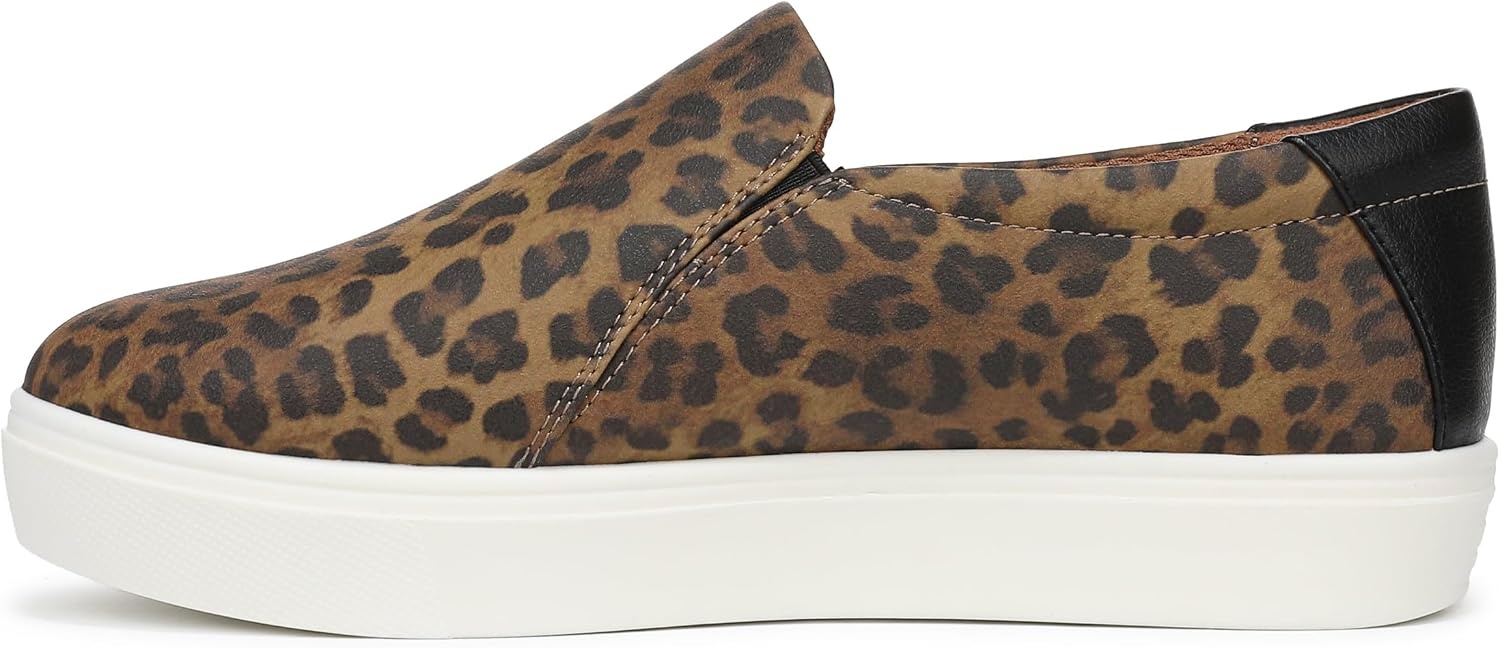 image:imageDr Scholls Shoes Womens Madison Cloud Sneaker Slip On Sneakers WomenLeopard Print Faux Leather