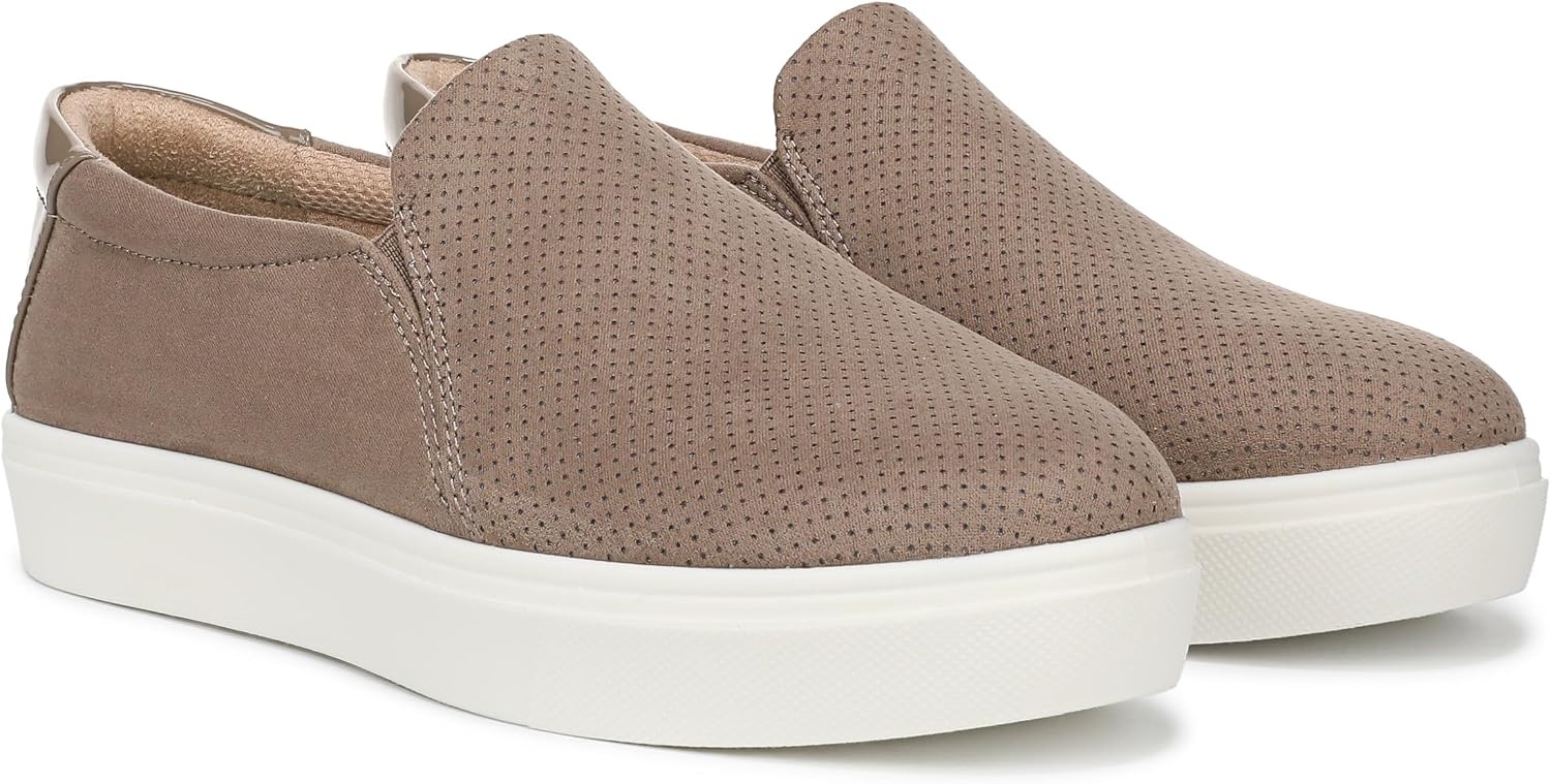 image:imageDr Scholls Shoes Womens Madison Cloud Sneaker Slip On Sneakers WomenMocha Taupe Fabric
