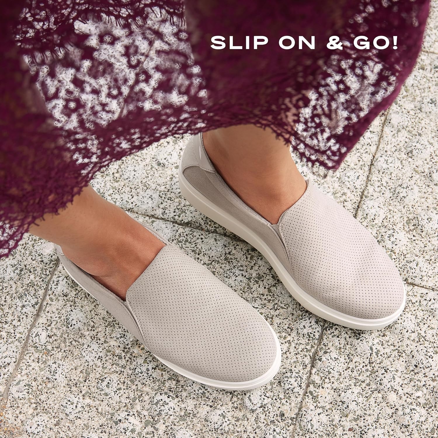 image:imageDr Scholls Shoes Womens Madison Cloud Sneaker Slip On Sneakers WomenOxide Blue Smooth