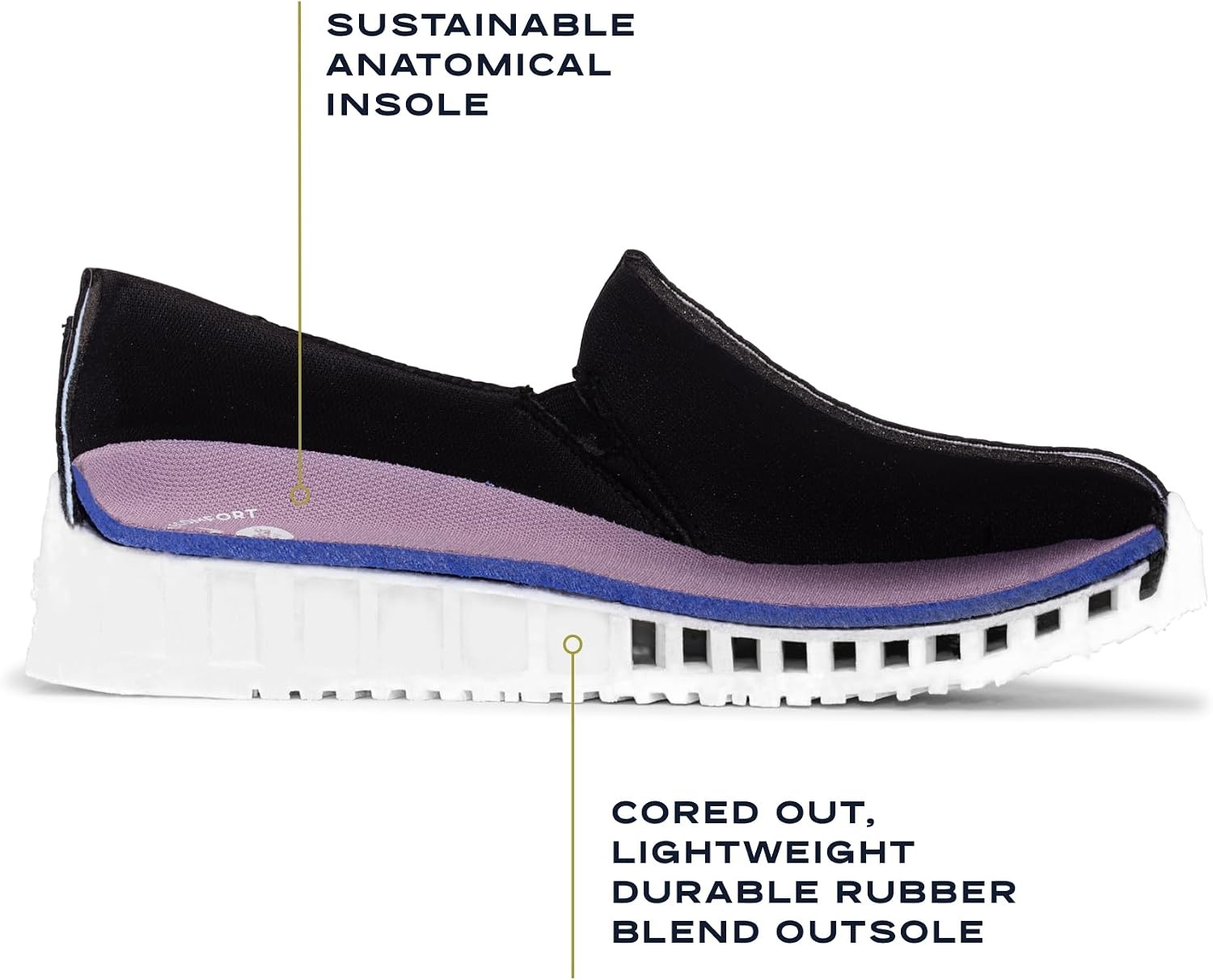 image:imageDr Scholls Shoes Womens Madison Cloud Sneaker Slip On Sneakers WomenOyster Microfiber