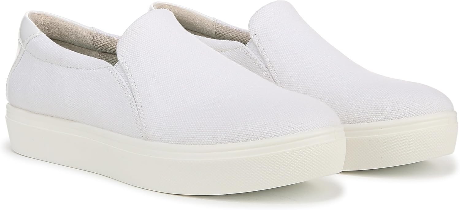 image:imageDr Scholls Shoes Womens Madison Cloud Sneaker Slip On Sneakers WomenWhite Canvas