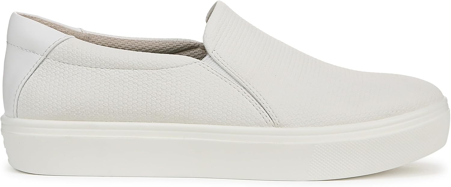image:imageDr Scholls Shoes Womens Madison Cloud Sneaker Slip On Sneakers WomenWhite Faux Leather