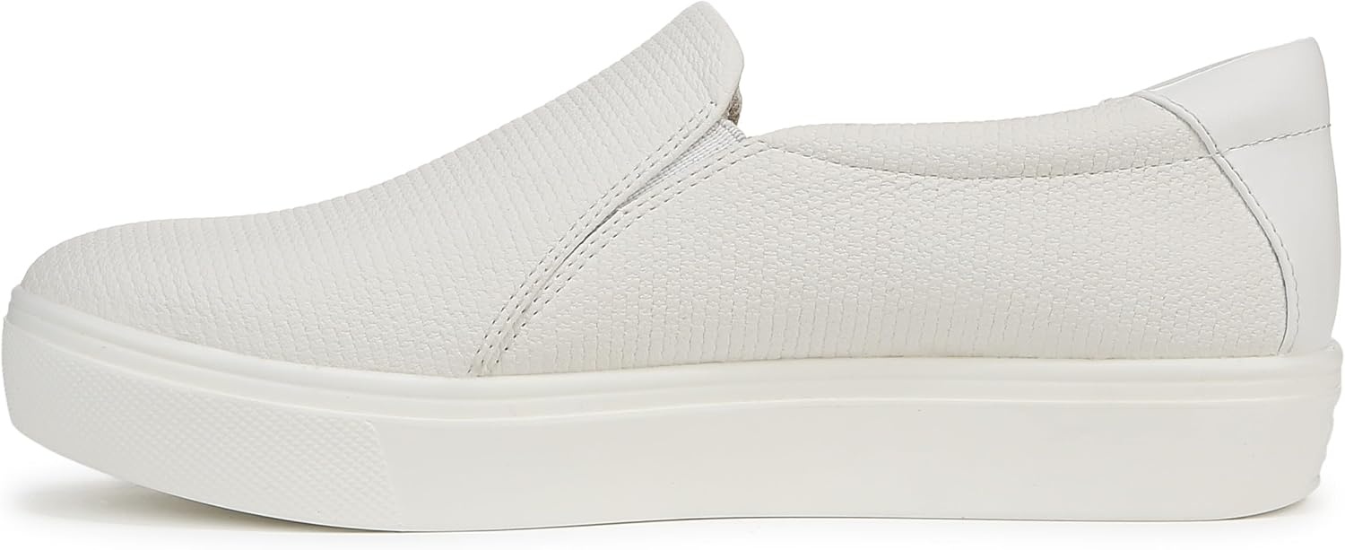 image:imageDr Scholls Shoes Womens Madison Cloud Sneaker Slip On Sneakers WomenWhite Faux Leather