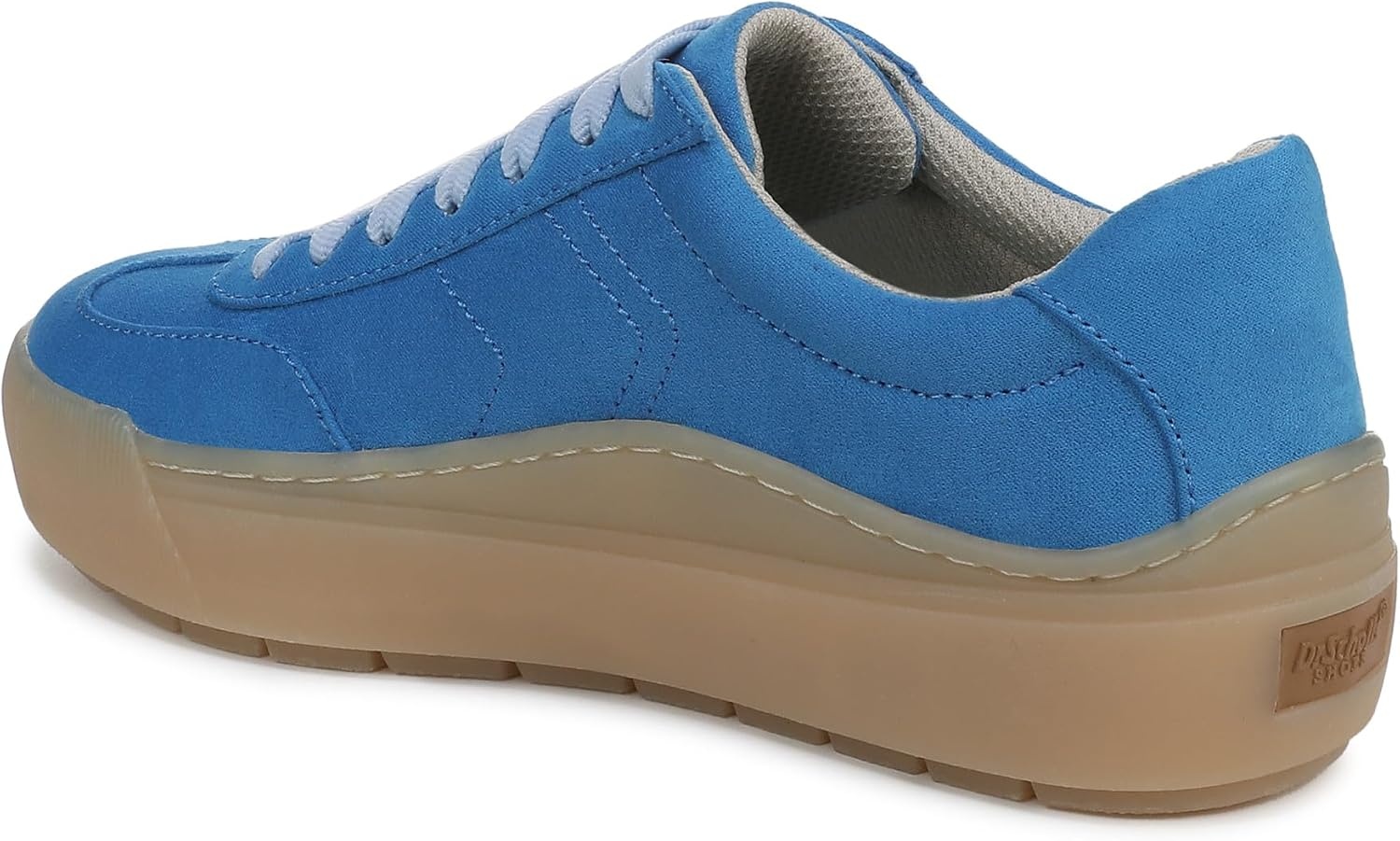 image:imageDr Scholls Shoes Womens Time Off Win Sneaker Retro Sneakers for WomenBeatboxing Blueberry Microsuede