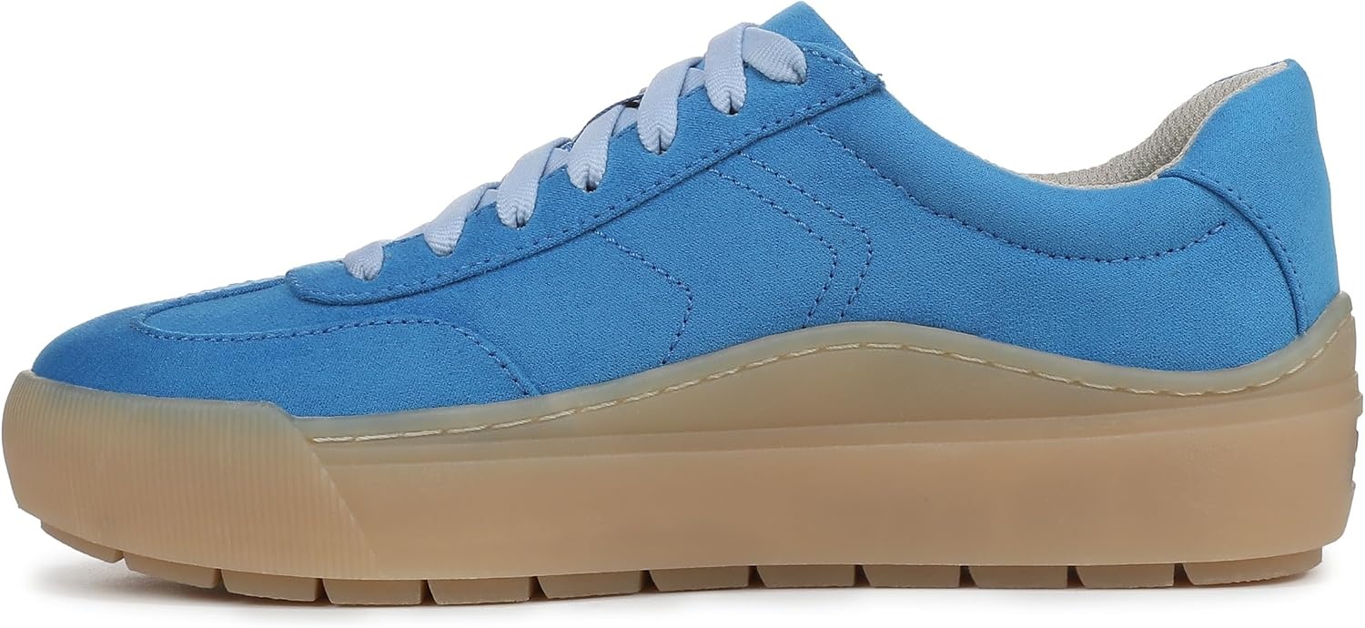 image:imageDr Scholls Shoes Womens Time Off Win Sneaker Retro Sneakers for WomenBeatboxing Blueberry Microsuede