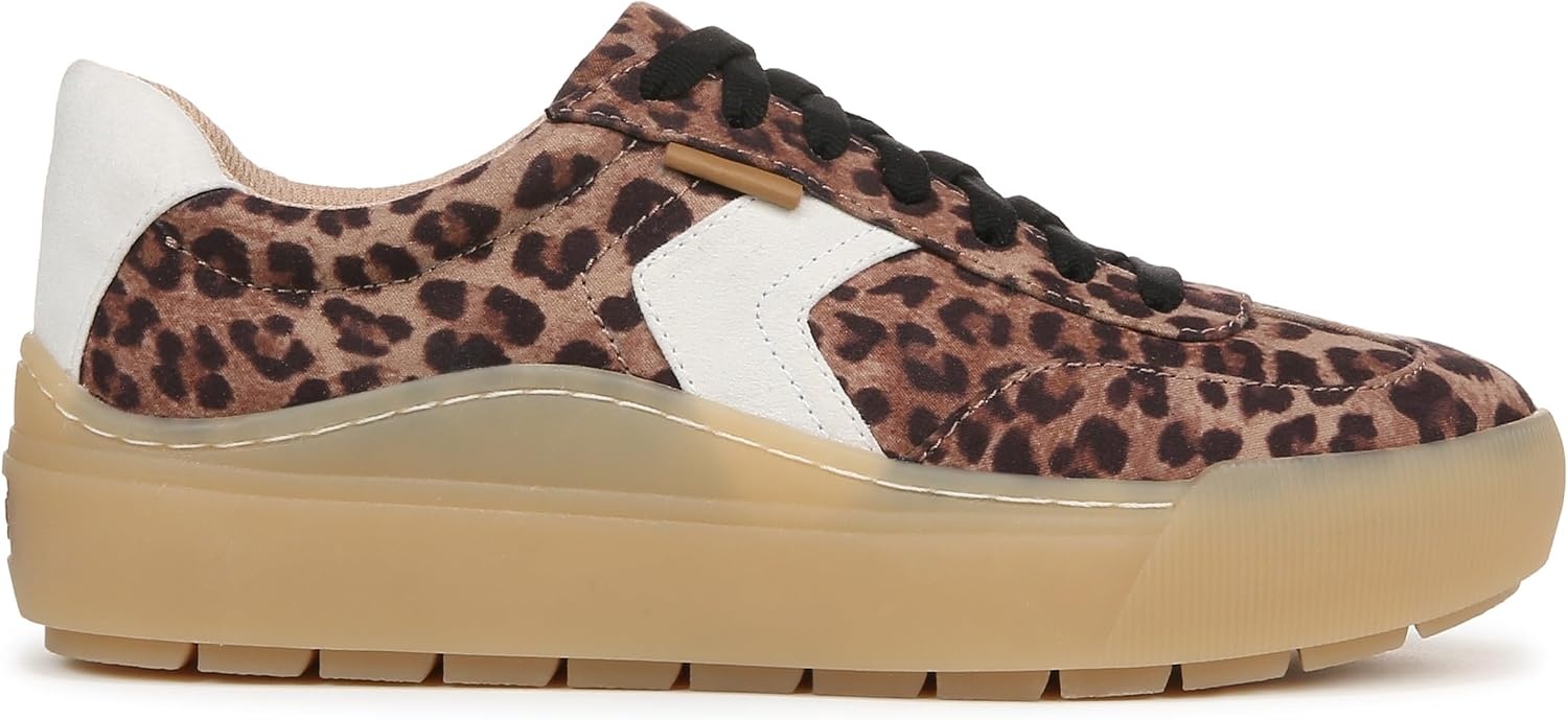 image:imageDr Scholls Shoes Womens Time Off Win Sneaker Retro Sneakers for WomenCheetah Animal Print