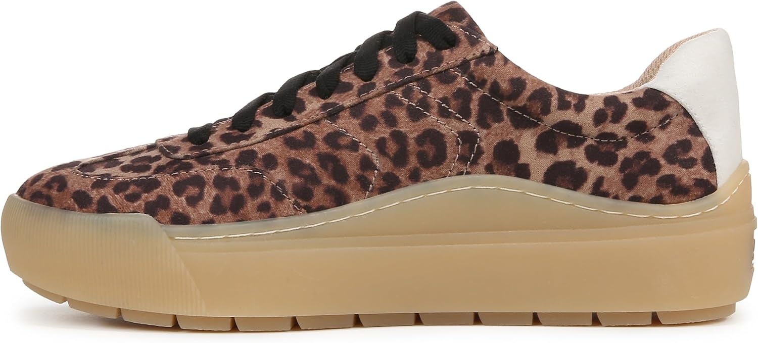 image:imageDr Scholls Shoes Womens Time Off Win Sneaker Retro Sneakers for WomenCheetah Animal Print