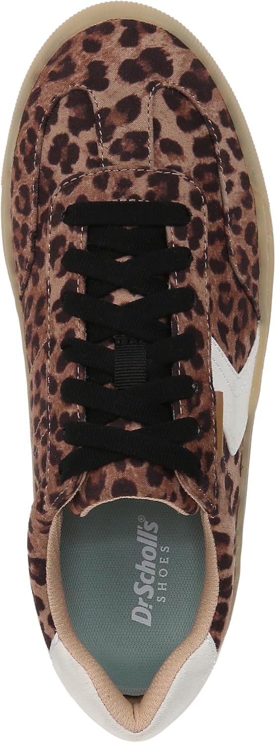 image:imageDr Scholls Shoes Womens Time Off Win Sneaker Retro Sneakers for WomenCheetah Animal Print
