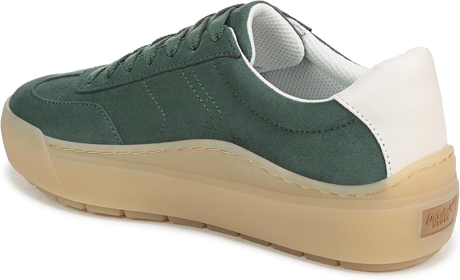 image:imageDr Scholls Shoes Womens Time Off Win Sneaker Retro Sneakers for WomenGame Day Green Microsuede