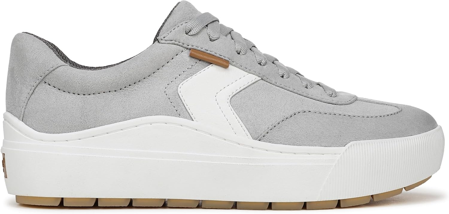 image:imageDr Scholls Shoes Womens Time Off Win Sneaker Retro Sneakers for WomenGrey Microfiber