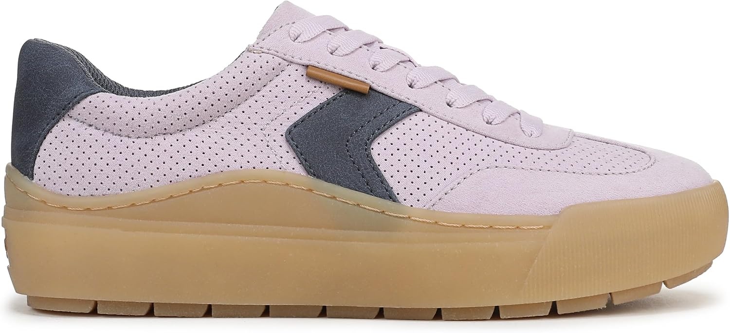 image:imageDr Scholls Shoes Womens Time Off Win Sneaker Retro Sneakers for WomenLavender Ice Purple Perforated