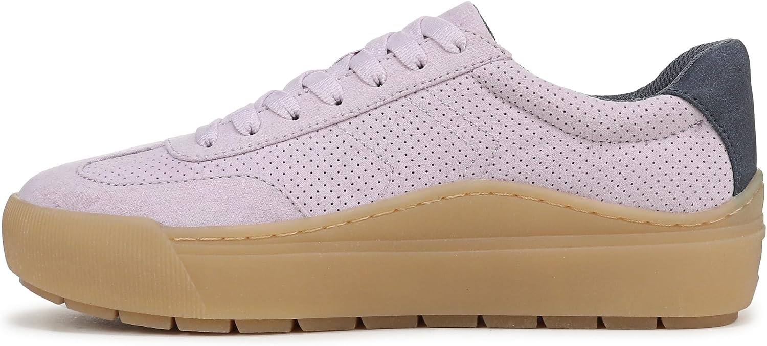 image:imageDr Scholls Shoes Womens Time Off Win Sneaker Retro Sneakers for WomenLavender Ice Purple Perforated