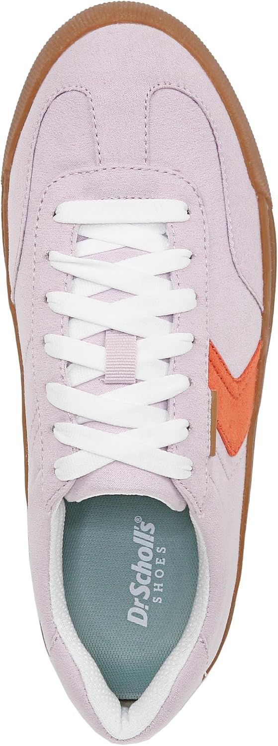 image:imageDr Scholls Shoes Womens Time Off Win Sneaker Retro Sneakers for WomenLavender Microsuede