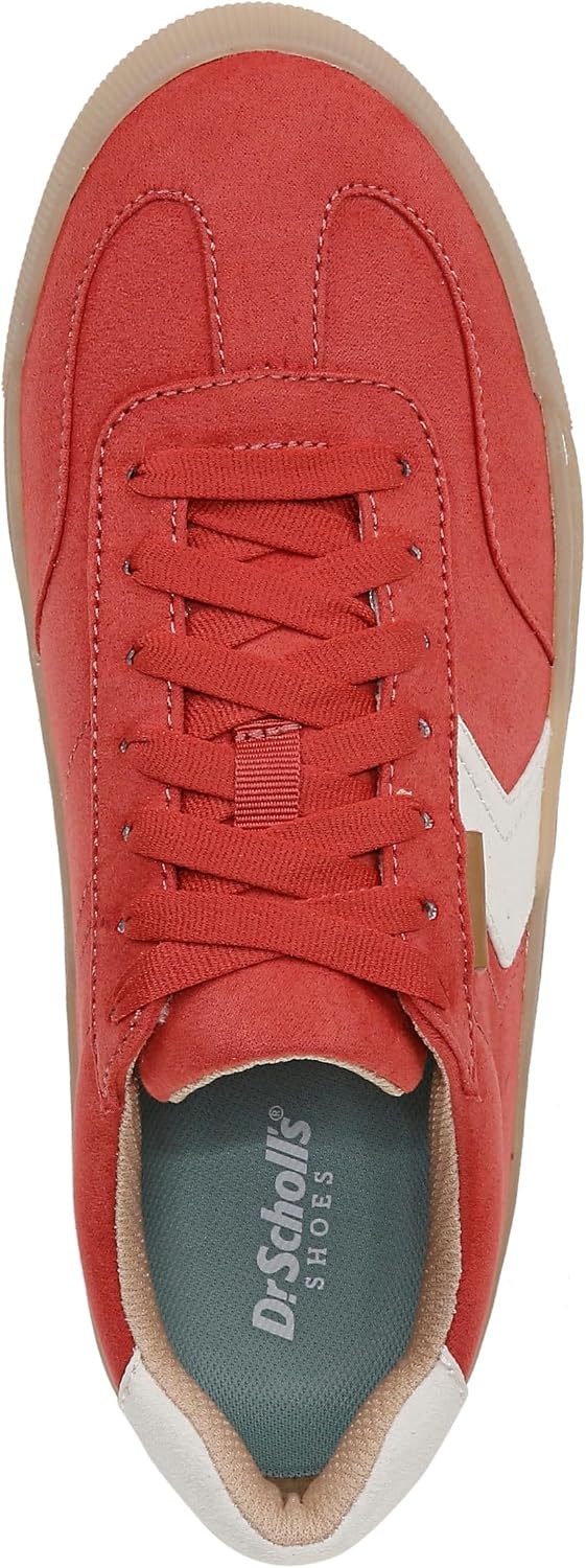 image:imageDr Scholls Shoes Womens Time Off Win Sneaker Retro Sneakers for WomenRed Cherry Microfiber