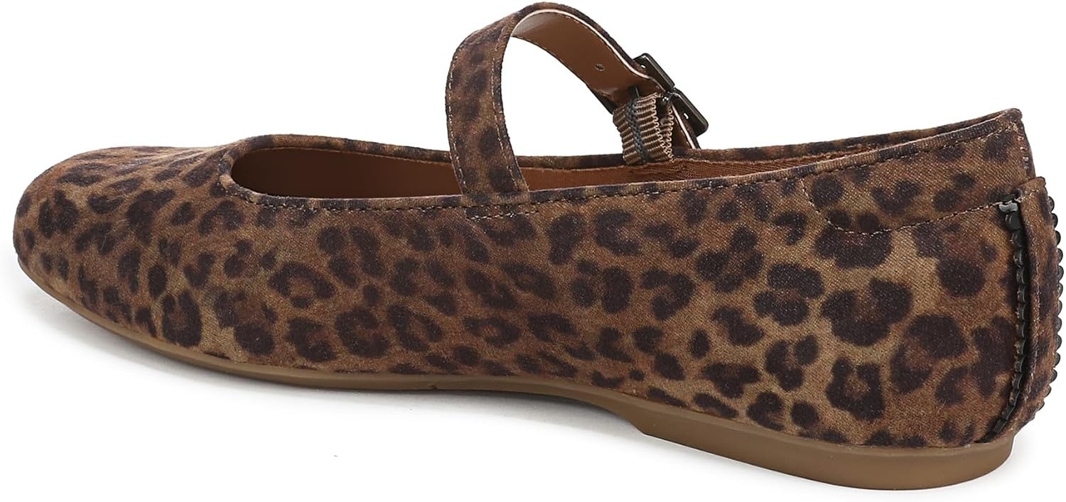 image:imageDr Scholls Shoes Womens Wexley Jane Mary Jane Flats Comfortable FlatsLeopard Animal Print Fabric