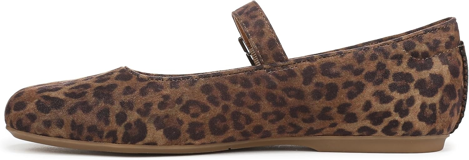 image:imageDr Scholls Shoes Womens Wexley Jane Mary Jane Flats Comfortable FlatsLeopard Animal Print Fabric