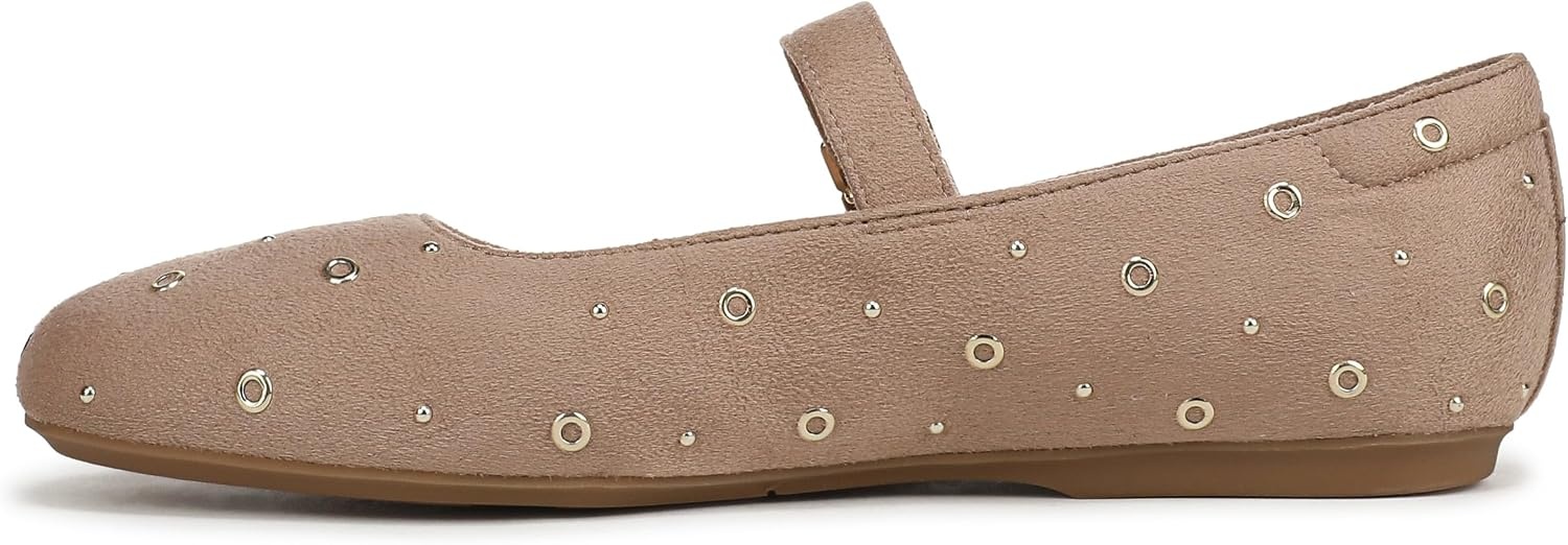 image:imageDr Scholls Shoes Womens Wexley Jane Mary Jane Flats Comfortable FlatsToasted Taupe Stud