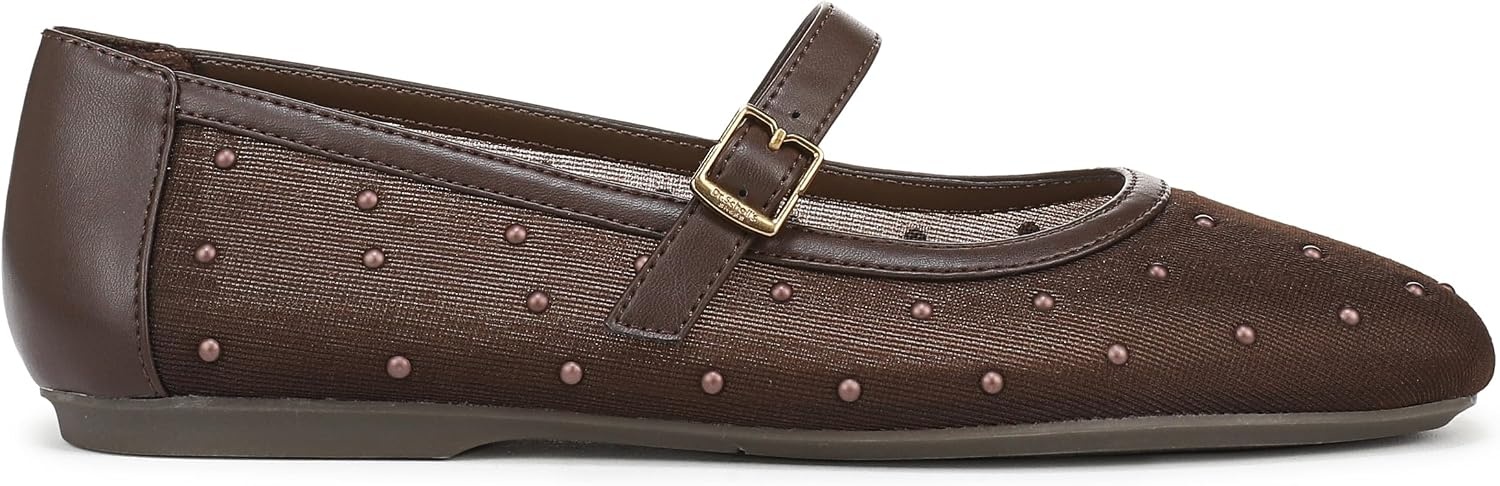 image:imageDr Scholls WrenDark Brown Mesh With Tonal Beads