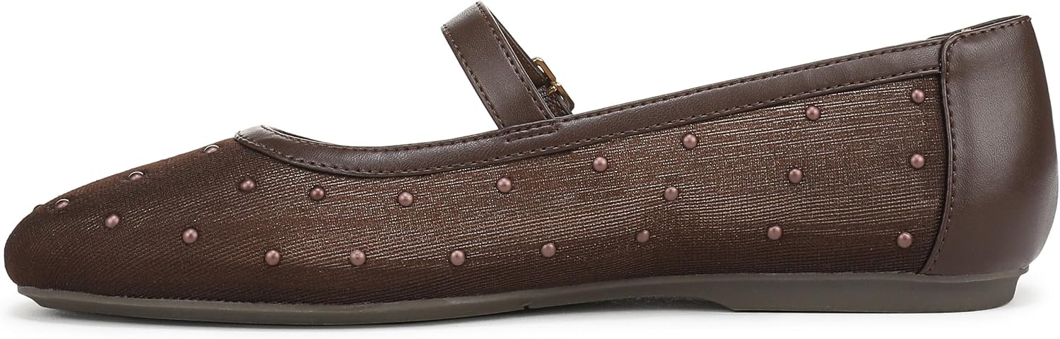 image:imageDr Scholls WrenDark Brown Mesh With Tonal Beads
