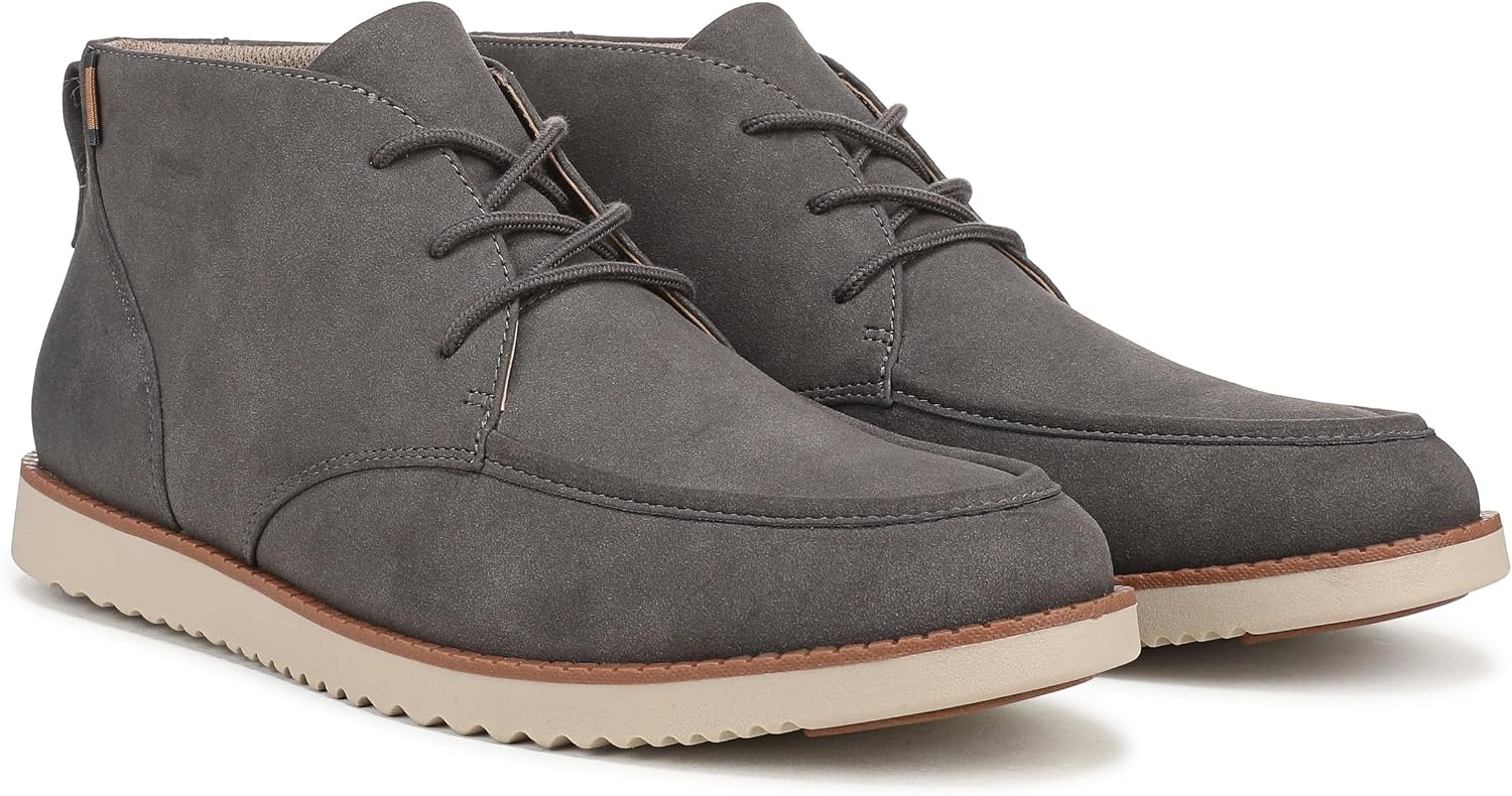 image:imageDrScholls SHOES Mens Sync Flex ChukkaGrey Microsuede