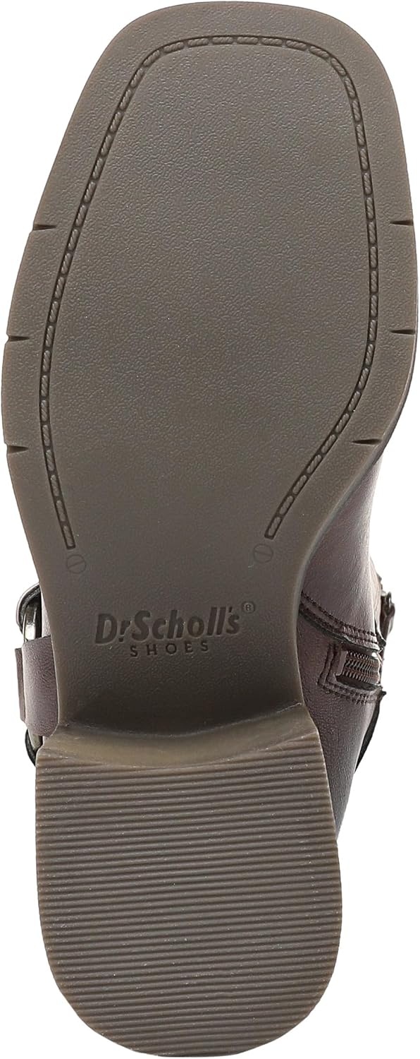 image:imageDrScholls SHOES Womens Joplin WestWalnut Brown Wide Calf Faux Leather