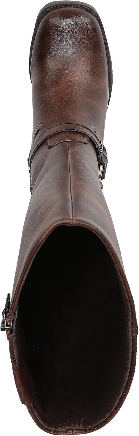 image:imageDrScholls SHOES Womens Joplin WestWalnut Brown Wide Calf Faux Leather