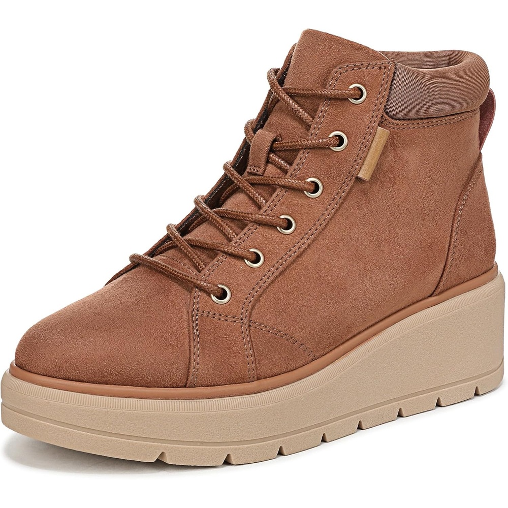 image:imageDr Scholls Nice Day Max Alpine LaceUp Short BootsHoney Brown