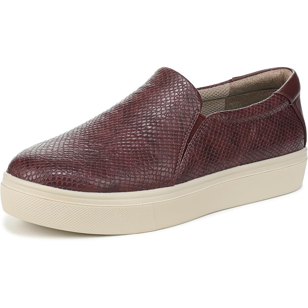 image:imageDr Scholls Shoes Womens Madison Cloud Sneaker Slip On Sneakers WomenBurgundy Red Snake