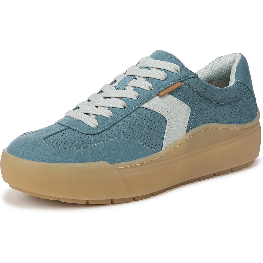 image:imageDr Scholls Shoes Womens Time Off Win Sneaker Retro Sneakers for WomenTeal Dreams Blue Green Microfiber