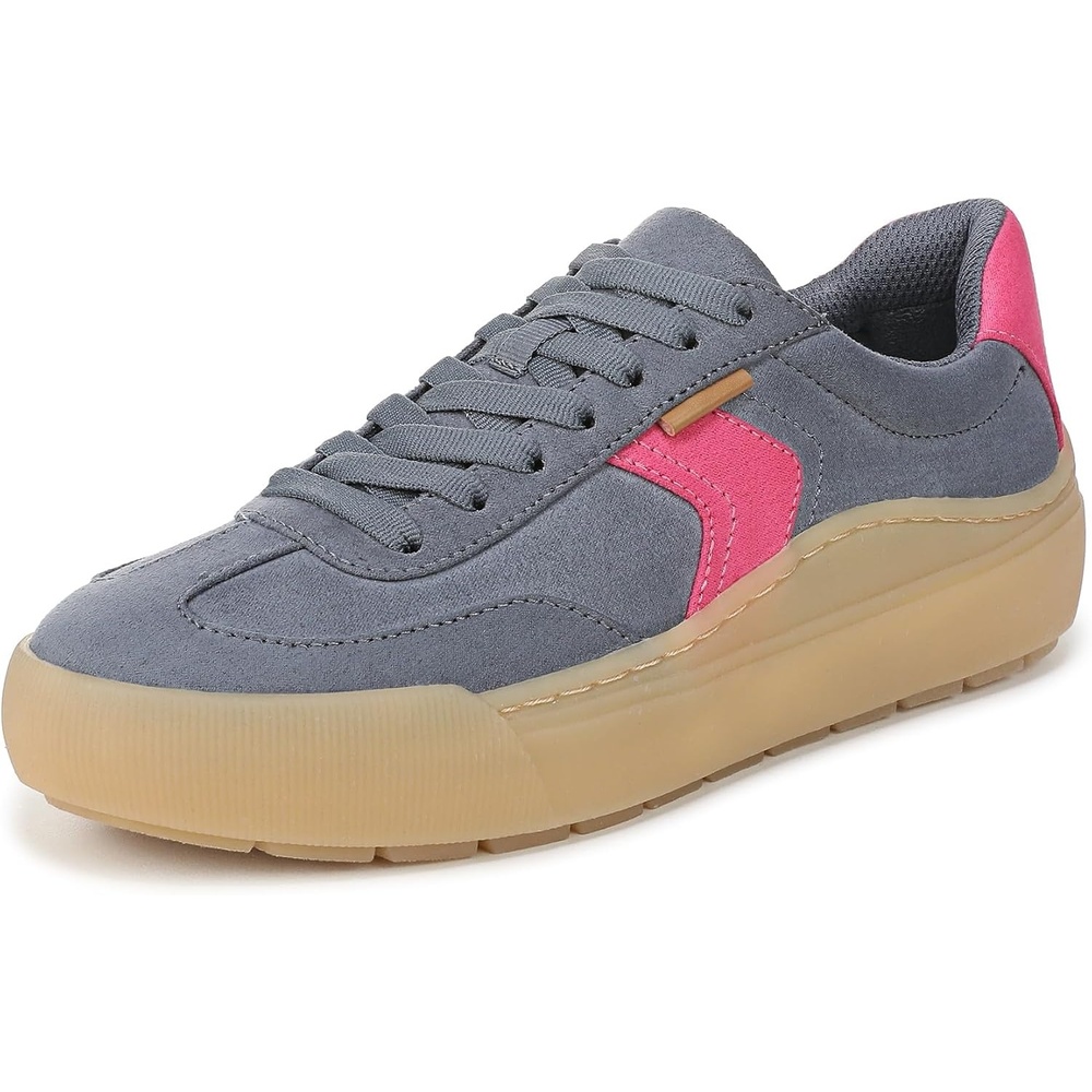 image:imageDr Scholls Shoes Womens Time Off Win Sneaker Retro Sneakers for WomenTwilight Bloom BluePink