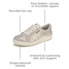 Dr. Scholl’s Be Bright(Metallic Oyster Grey Faux Leather)